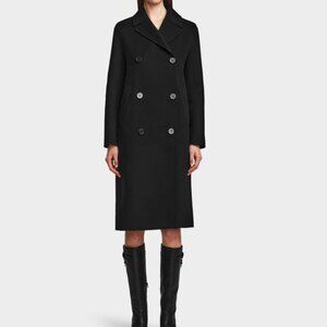 Rudsak Laylah Double-Breasted Coat XS Black